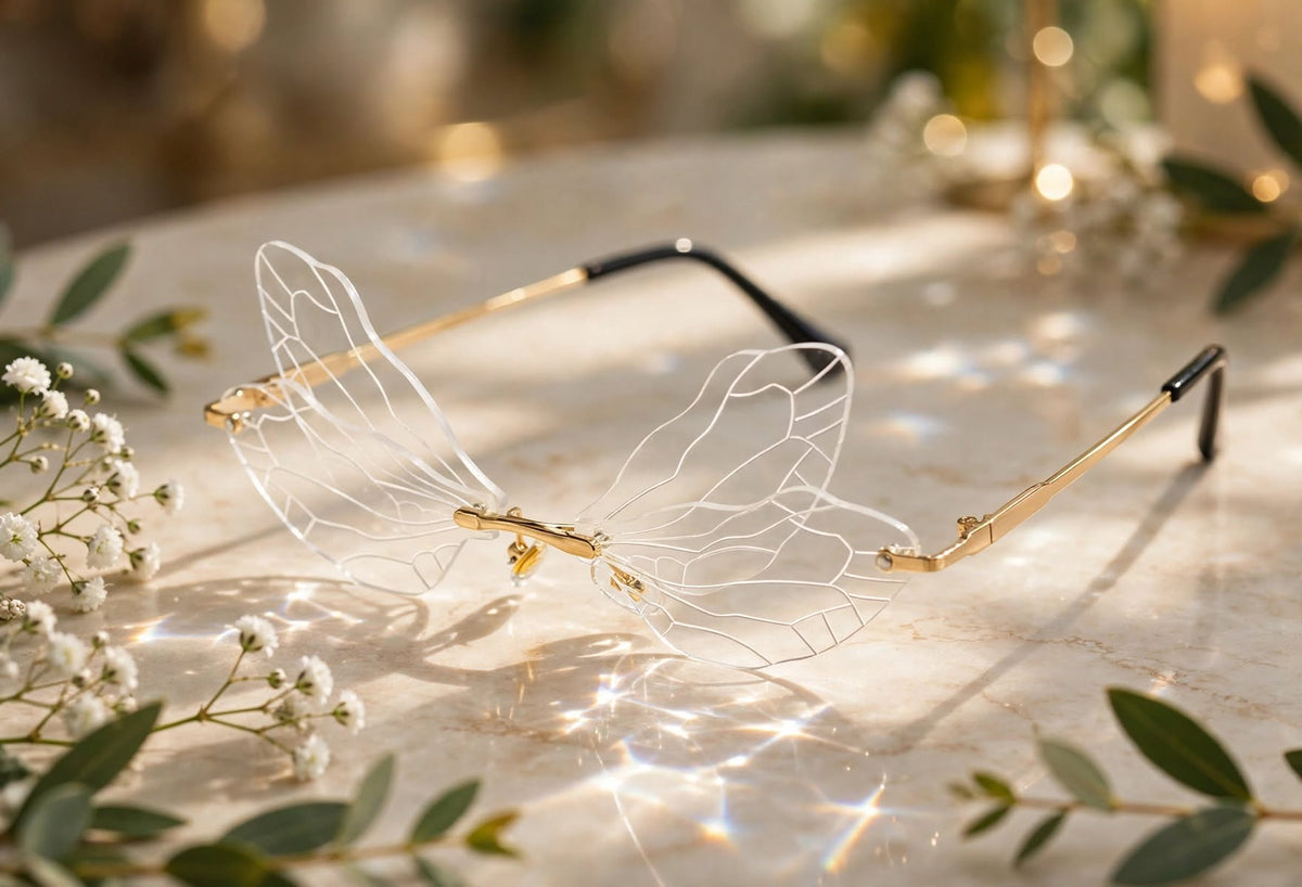 Sunglasses Fashion Dragonfly Wings Frameless