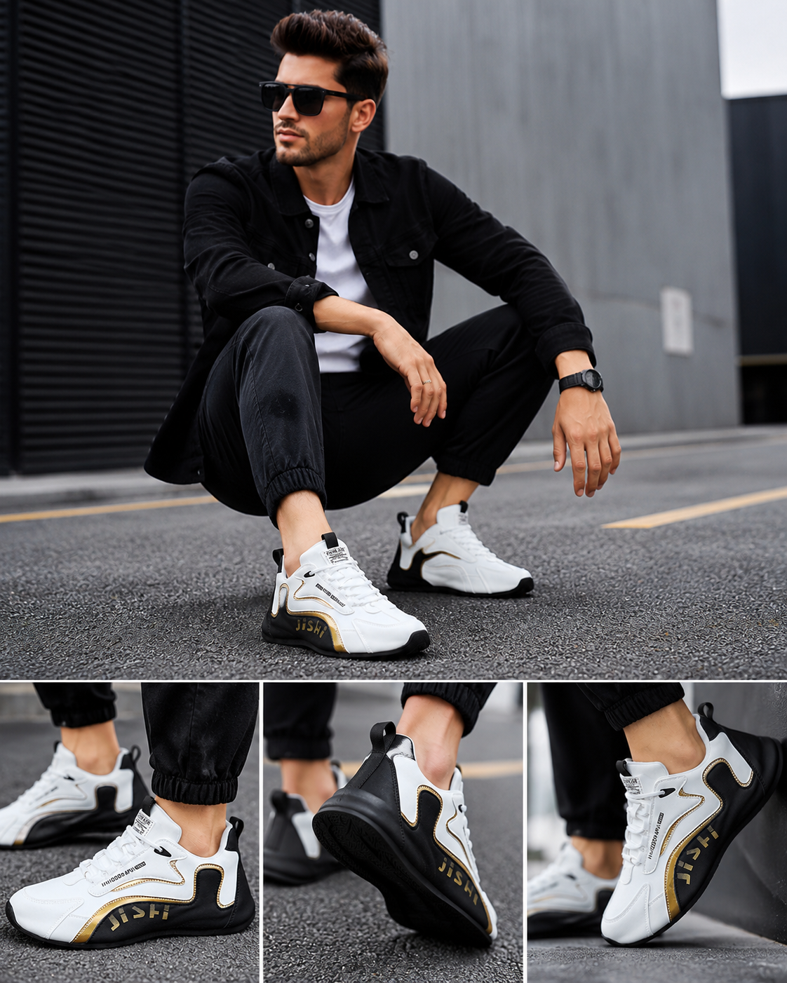 Fashion Colorblock Sports Shoes