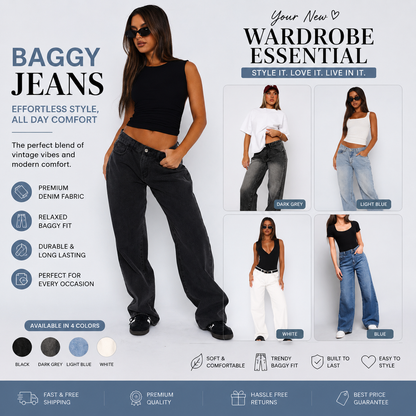 Retro Loose-Fit Jeans