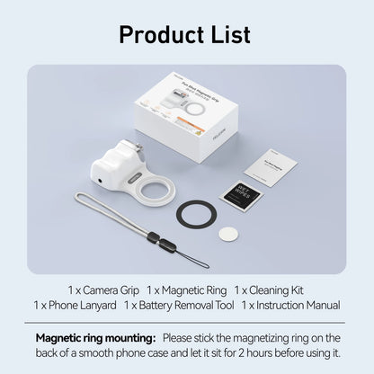TELESIN MagSafe Camera Grip & Selfie Light