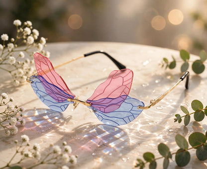Sunglasses Fashion Dragonfly Wings Frameless